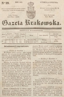Gazeta Krakowska. 1839, nr 99