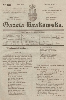 Gazeta Krakowska. 1839, nr 107