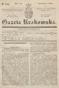 Gazeta Krakowska. 1839, nr 111