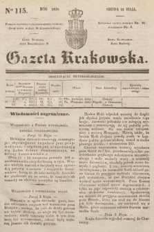 Gazeta Krakowska. 1839, nr 115