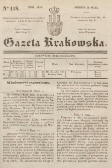 Gazeta Krakowska. 1839, nr 118