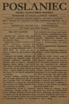 Posłaniec Polsko-Katolickiego Kościoła = Messenger of Polish Catholic Church : tygodnik poświęcony sprawom religijnym, społecznym i naukowym. 1923, nr 2