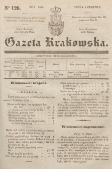 Gazeta Krakowska. 1839, nr 126