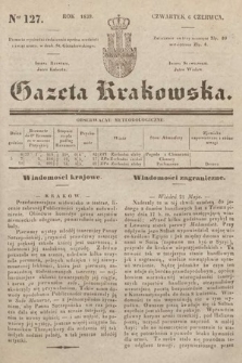 Gazeta Krakowska. 1839, nr 127