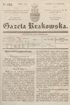 Gazeta Krakowska. 1839, nr 131