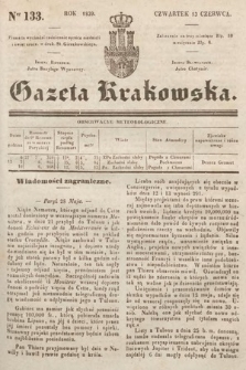 Gazeta Krakowska. 1839, nr 133
