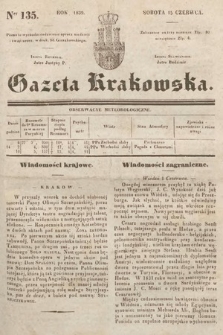 Gazeta Krakowska. 1839, nr 135