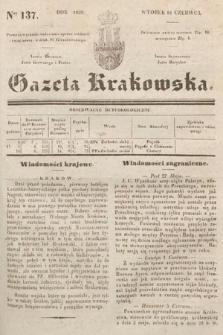 Gazeta Krakowska. 1839, nr 137