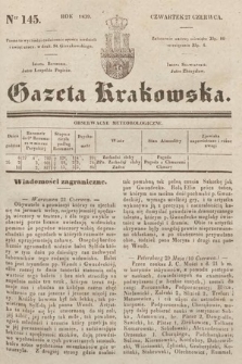 Gazeta Krakowska. 1839, nr 145