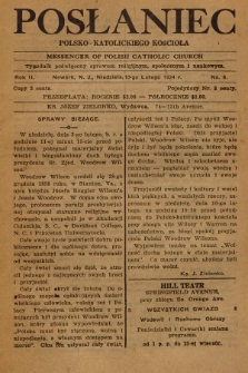 Posłaniec Polsko-Katolickiego Kościoła = Messenger of Polish Catholic Church : tygodnik poświęcony sprawom religijnym, społecznym i naukowym. 1924, No. 6