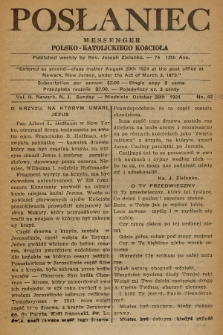 Posłaniec : Messenger Polsko-Katolickiego Kościoła : tygodnik poświęcony sprawom religijnym, społecznym i naukowym. 1924, No. 42 [i.e. 43]