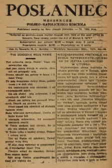 Posłaniec : Messenger Polsko-Katolickiego Kościoła : tygodnik poświęcony sprawom religijnym, społecznym i naukowym. 1924, No. 48