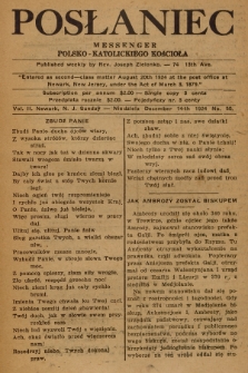 Posłaniec : Messenger Polsko-Katolickiego Kościoła : tygodnik poświęcony sprawom religijnym, społecznym i naukowym. 1924, No. 50