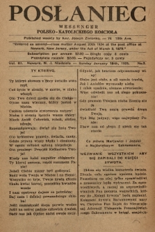 Posłaniec : Messenger Polsko-Katolickiego Kościoła. 1925, No. 3