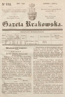 Gazeta Krakowska. 1839, nr 152