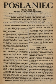 Posłaniec : Messenger Polsko-Katolickiego Kościoła. 1925, No. 16