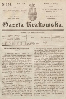 Gazeta Krakowska. 1839, nr 154