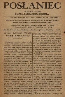 Posłaniec : Messenger Polsko-Katolickiego Kościoła. 1925, No. 36