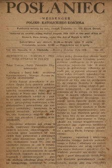 Posłaniec : Messenger Polsko-Katolickiego Kościoła. 1925, No. 42