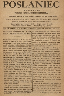 Posłaniec : Messenger Polsko-Katolickiego Kościoła. 1925, No. 44-48