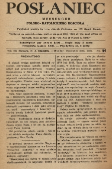 Posłaniec : Messenger Polsko-Katolickiego Kościoła. 1925, No. 47 [i.e. 51]