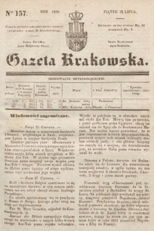 Gazeta Krakowska. 1839, nr 157
