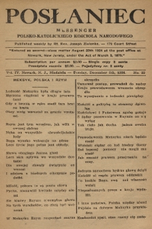 Posłaniec : Messenger Polsko-Katolickiego Kościoła. 1926, No. 22