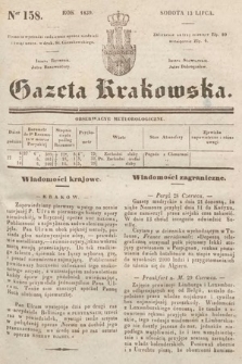 Gazeta Krakowska. 1839, nr 158