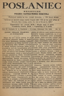 Posłaniec : Messenger Polsko-Katolickiego Kościoła. 1926, No. 51