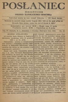 Posłaniec : Messenger Polsko-Katolickiego Kościoła. 1926, No. 52