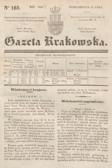 Gazeta Krakowska. 1839, nr 165
