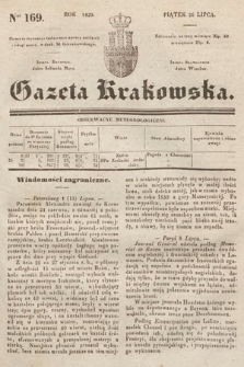 Gazeta Krakowska. 1839, nr 169