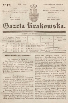 Gazeta Krakowska. 1839, nr 171