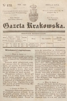 Gazeta Krakowska. 1839, nr 173
