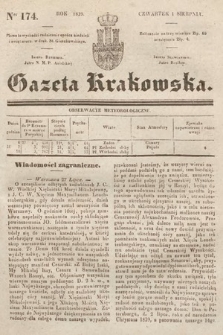 Gazeta Krakowska. 1839, nr 174