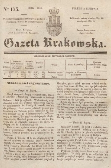 Gazeta Krakowska. 1839, nr 175