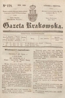Gazeta Krakowska. 1839, nr 178