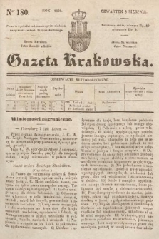 Gazeta Krakowska. 1839, nr 180