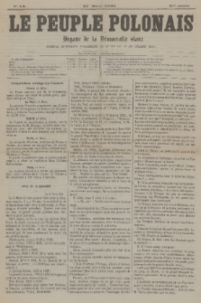 Le Peuple Polonais : organe de la démocratie polonaise. A. 2, 1869, No 14