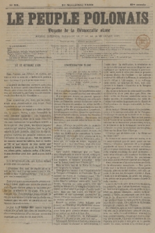 Le Peuple Polonais : organe de la démocratie polonaise. A. 2, 1869, No 29