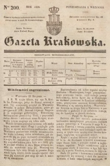 Gazeta Krakowska. 1839, nr 200