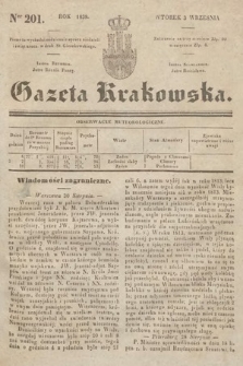 Gazeta Krakowska. 1839, nr 201
