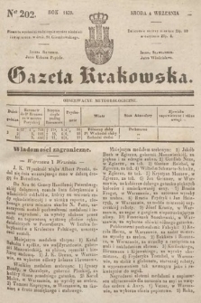 Gazeta Krakowska. 1839, nr 202