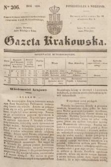 Gazeta Krakowska. 1839, nr 206