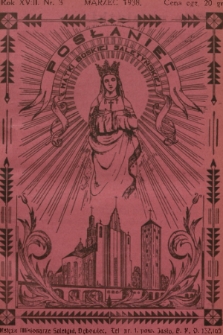 Posłaniec Matki Boskiej Saletyńskiej. R. 18, 1938, nr 3