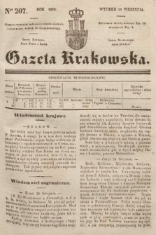 Gazeta Krakowska. 1839, nr 207