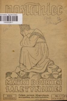 Posłaniec Matki Boskiej Saletyńskiej. R. 20/28, 1948, nr 1