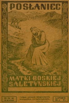 Posłaniec Matki Boskiej Saletyńskiej. R. 20/28, 1948, nr 7