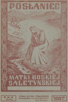 Posłaniec Matki Boskiej Saletyńskiej. R. 20/28, 1948, nr 10