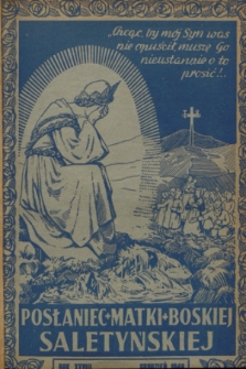 Posłaniec Matki Boskiej Saletyńskiej. R. 20/28, 1948, nr 12